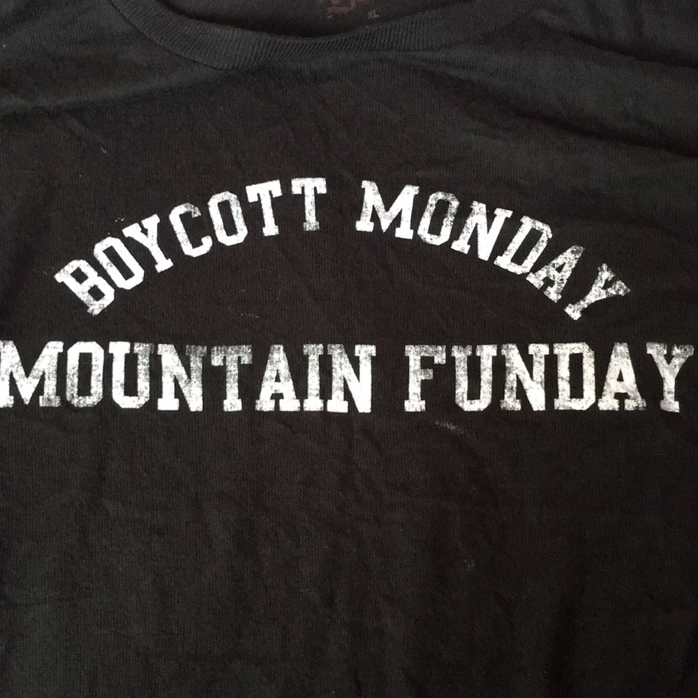 Boycott Monday, Mountain Funday Shirt